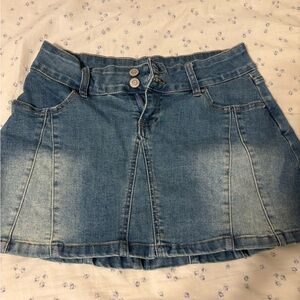Y2K mini Jean skirt